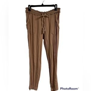 Linen lounge jogger pant